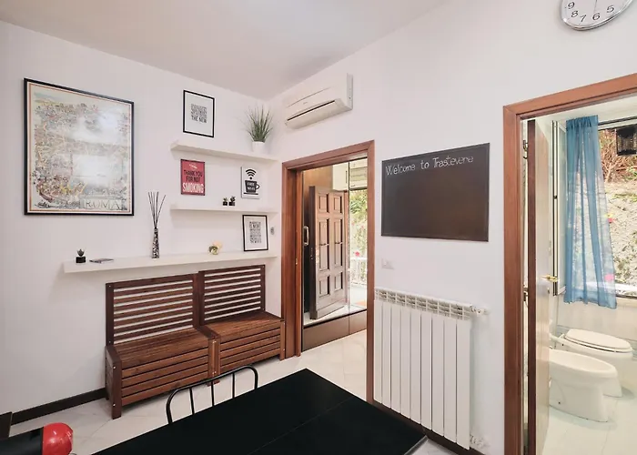 Trastevere Centro Con Wifi E Netflix דירה